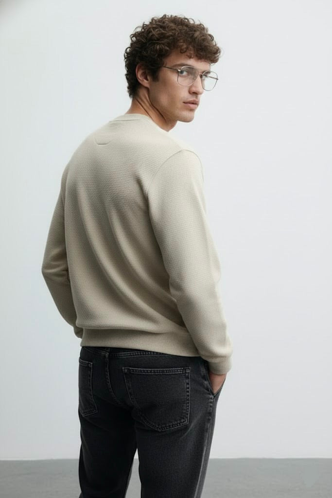 Nun Tuck Fleece 280 GSM Sweatshirt – Premium 50,000 Stitch Goku Embroidery (Unisex)