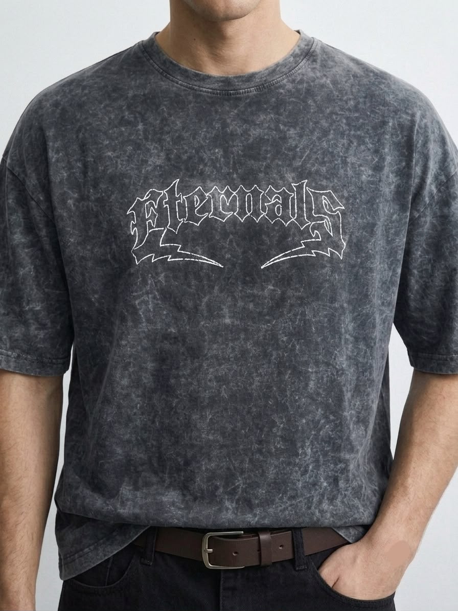 Acid Wash Oversized T-Shirt