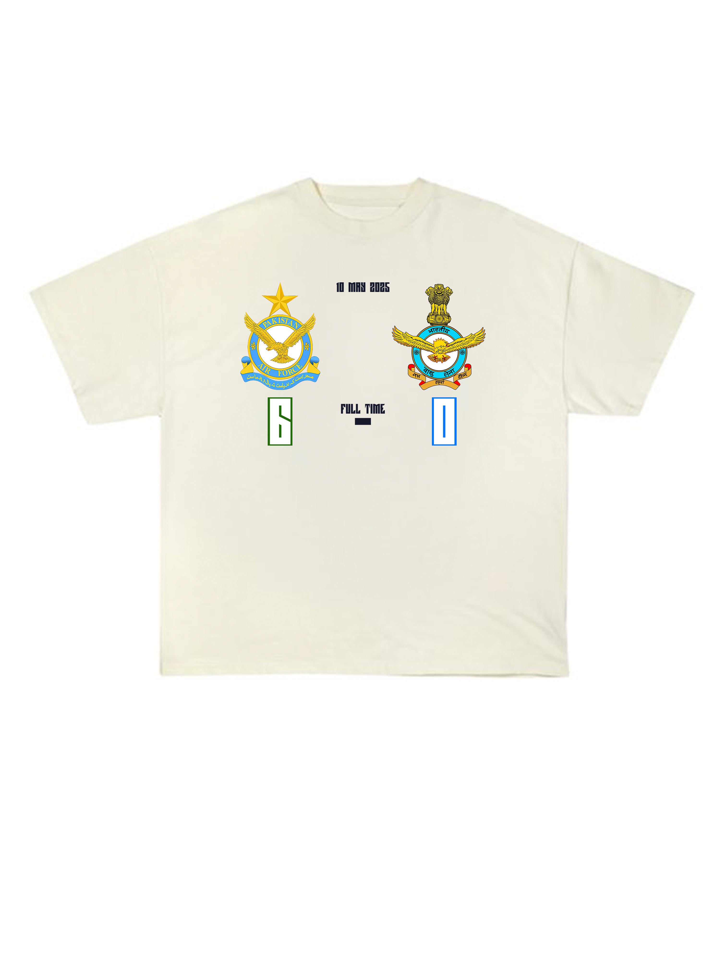 Regular Fit 6-0 Full Time T-Shirt  PAF Victory Graphic