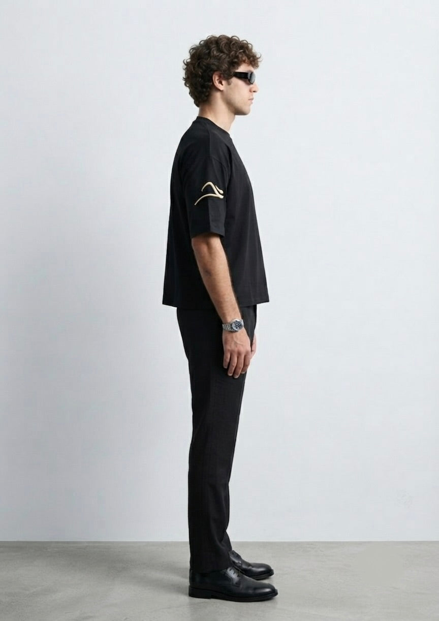Puff Embroidery Boxy Tee