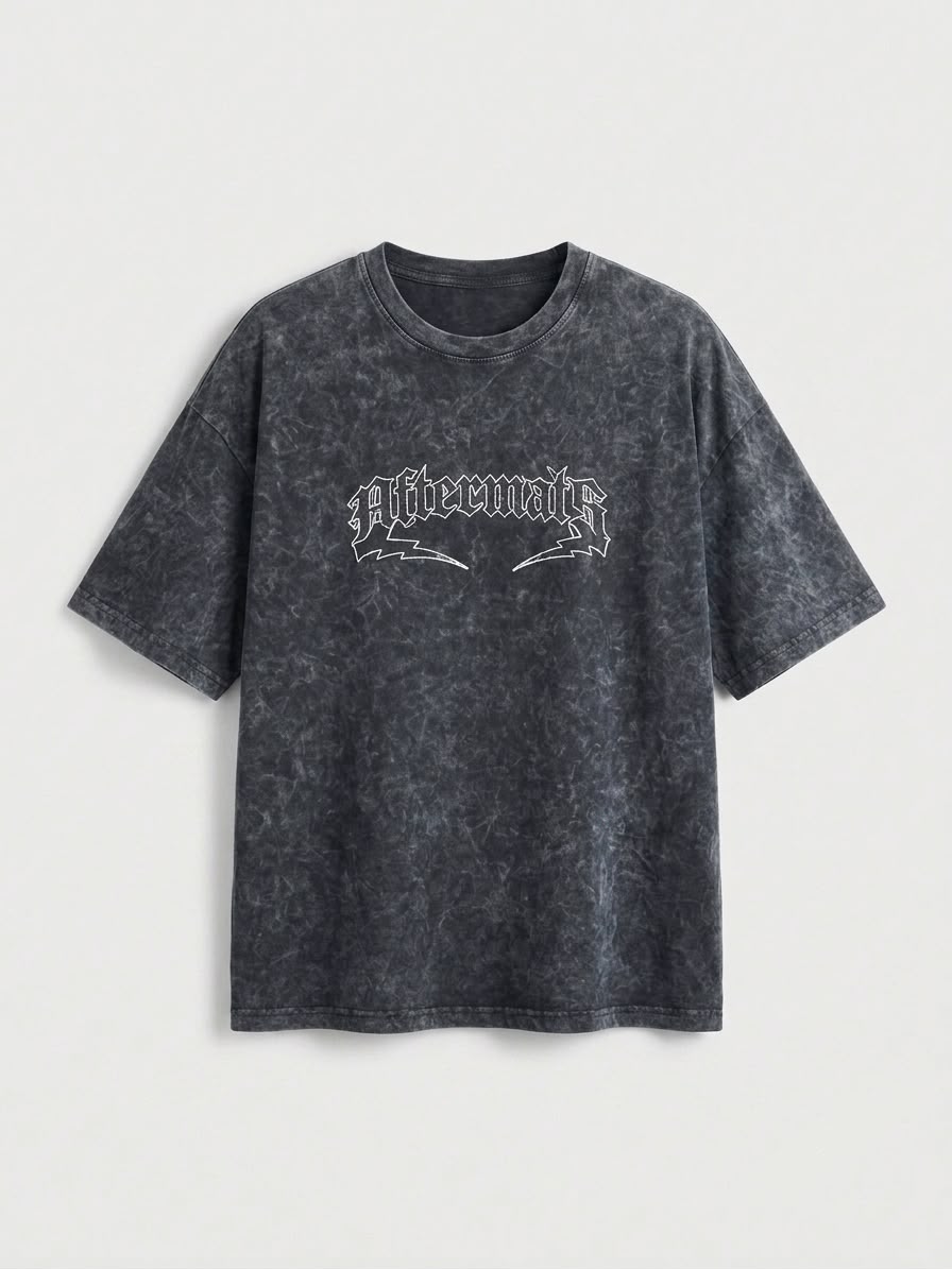 Acid Wash Oversized T-Shirt