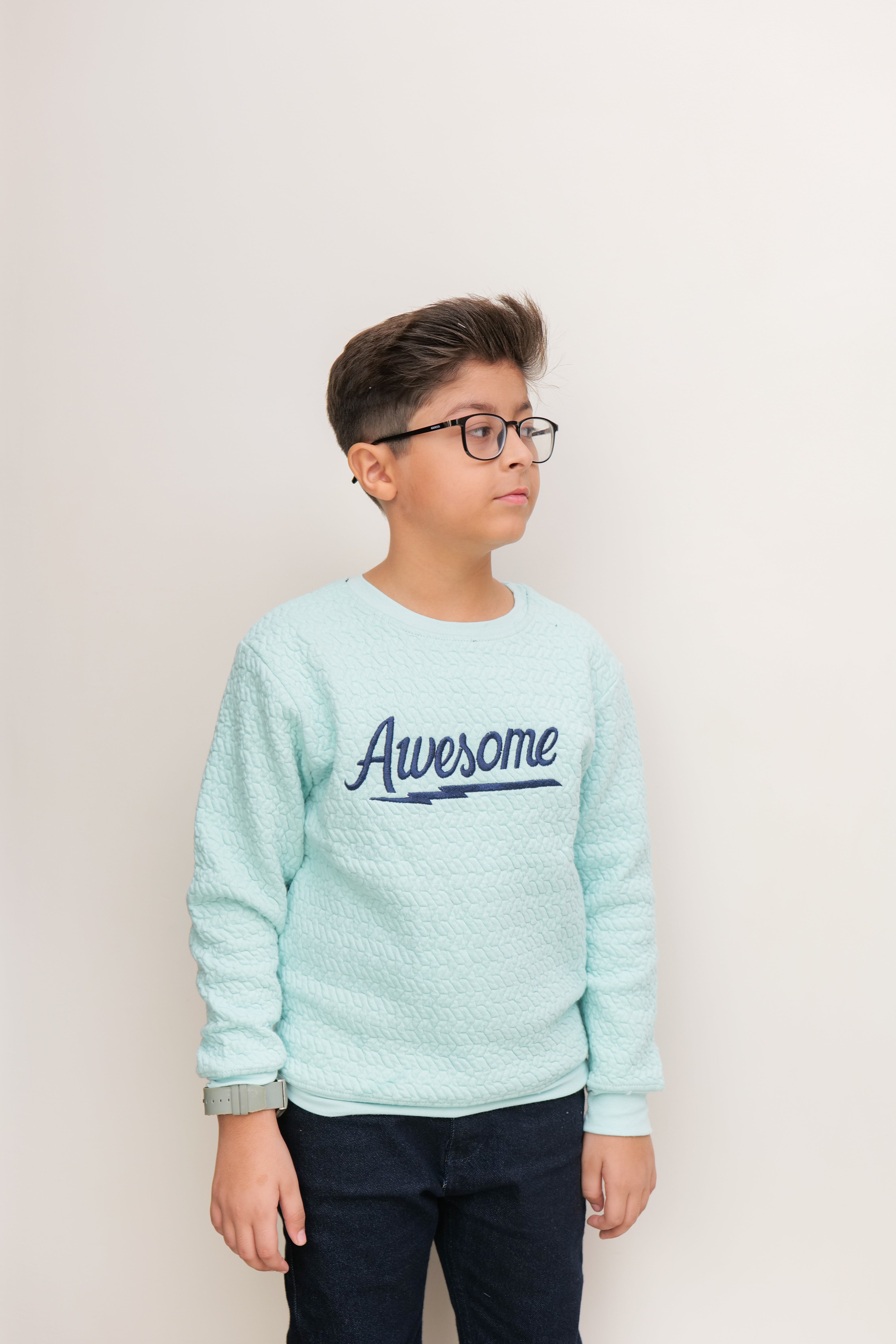 Kid's Jacquard Sweatshirt