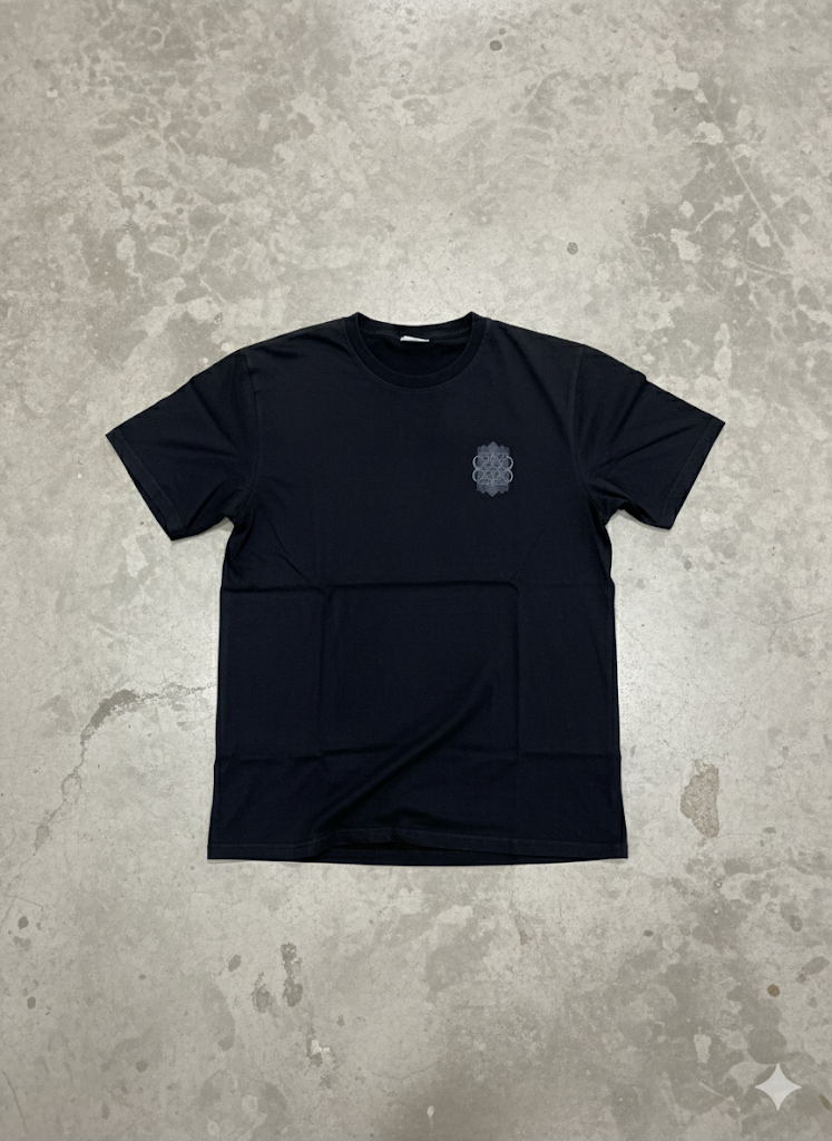 Regular Fit Blue Cultural Tee