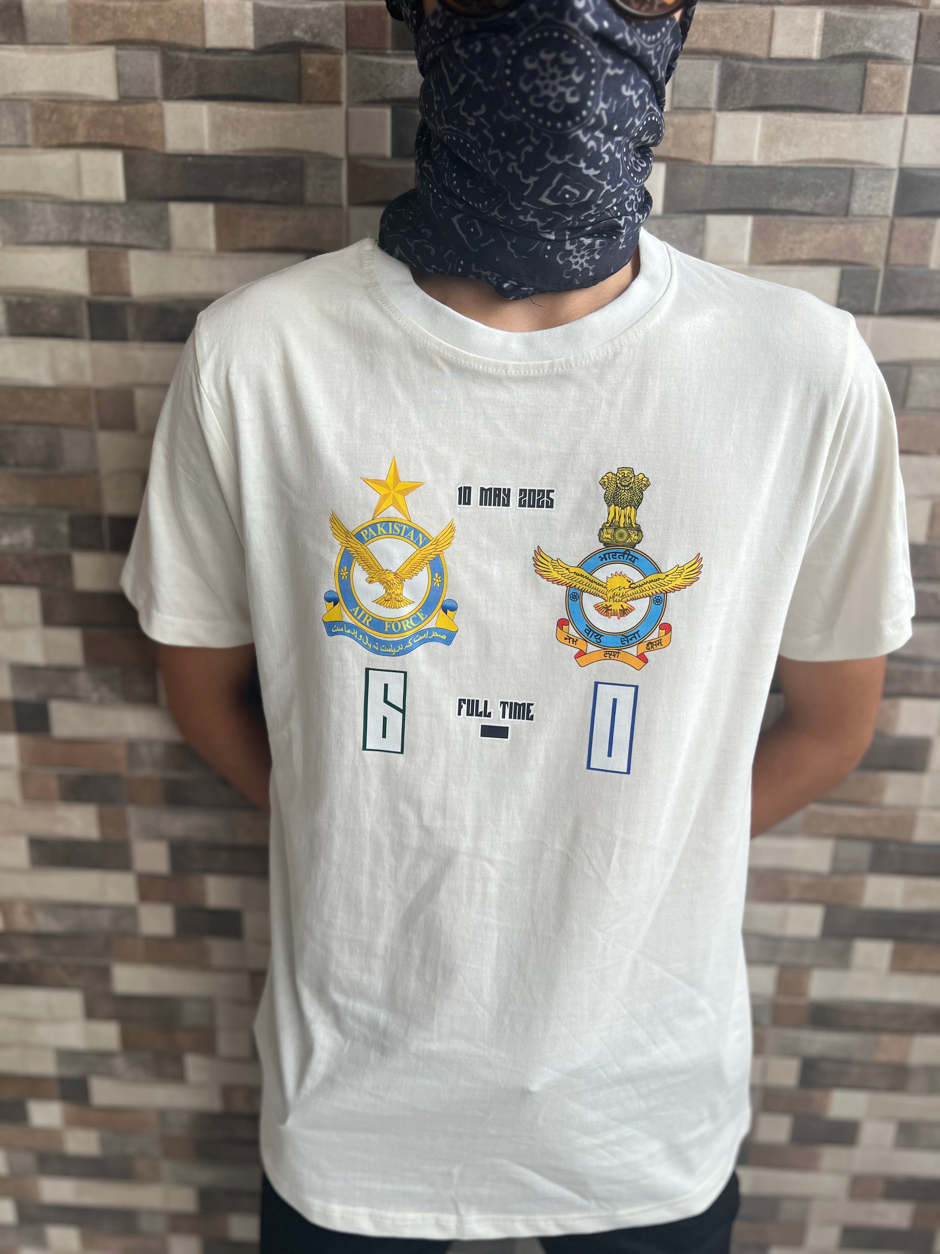 Regular Fit 6-0 Full Time T-Shirt  PAF Victory Graphic