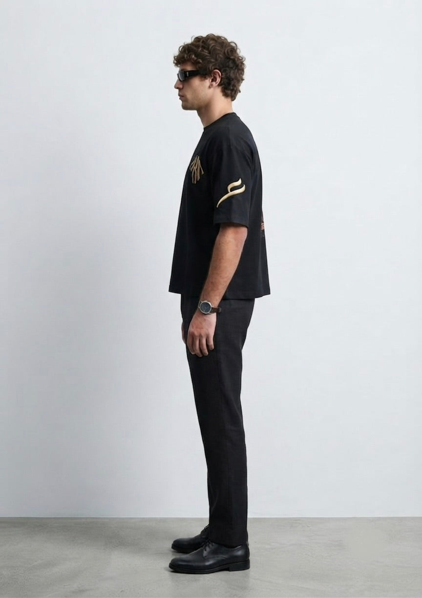 Puff Embroidery Boxy Tee
