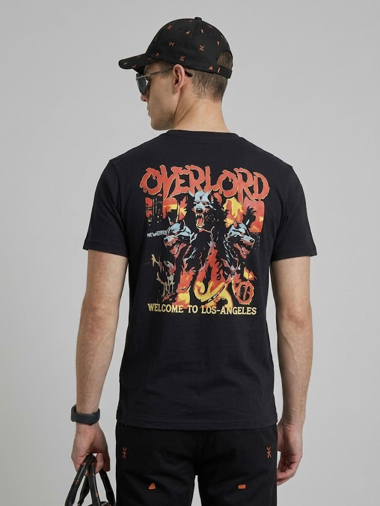 Overlord Embroidered T-Shirt | 100% Combed Cotton | 180 GSM Regular Fit