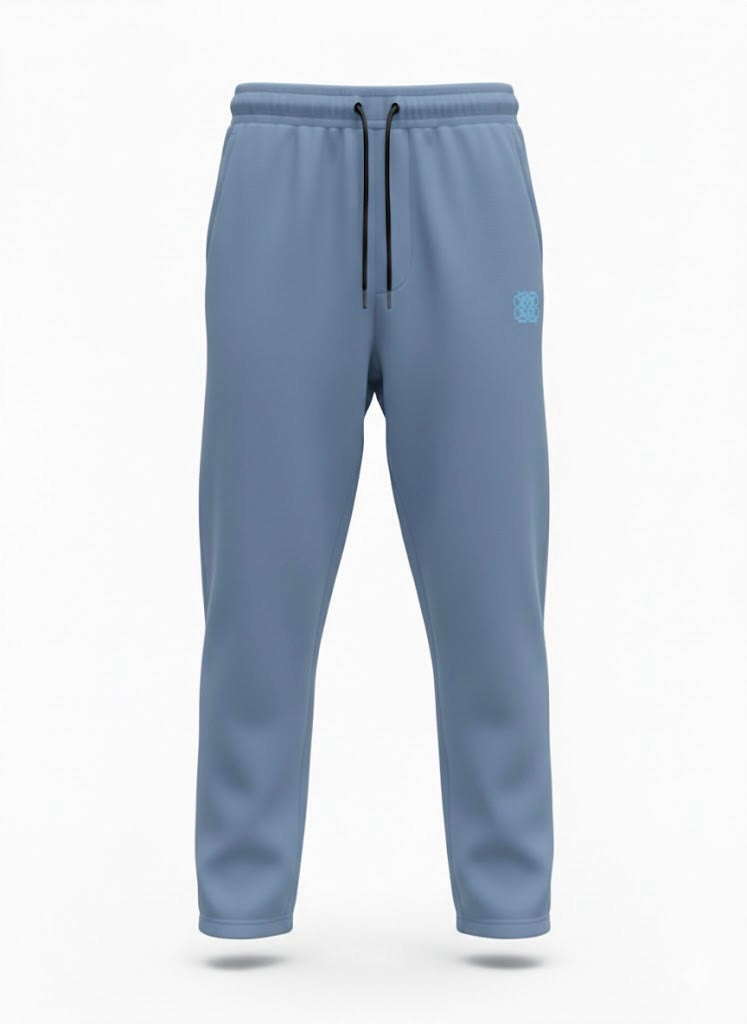 Dusty Blue Co-Ord Set – Quarter Zip Embroidered (Unisex)