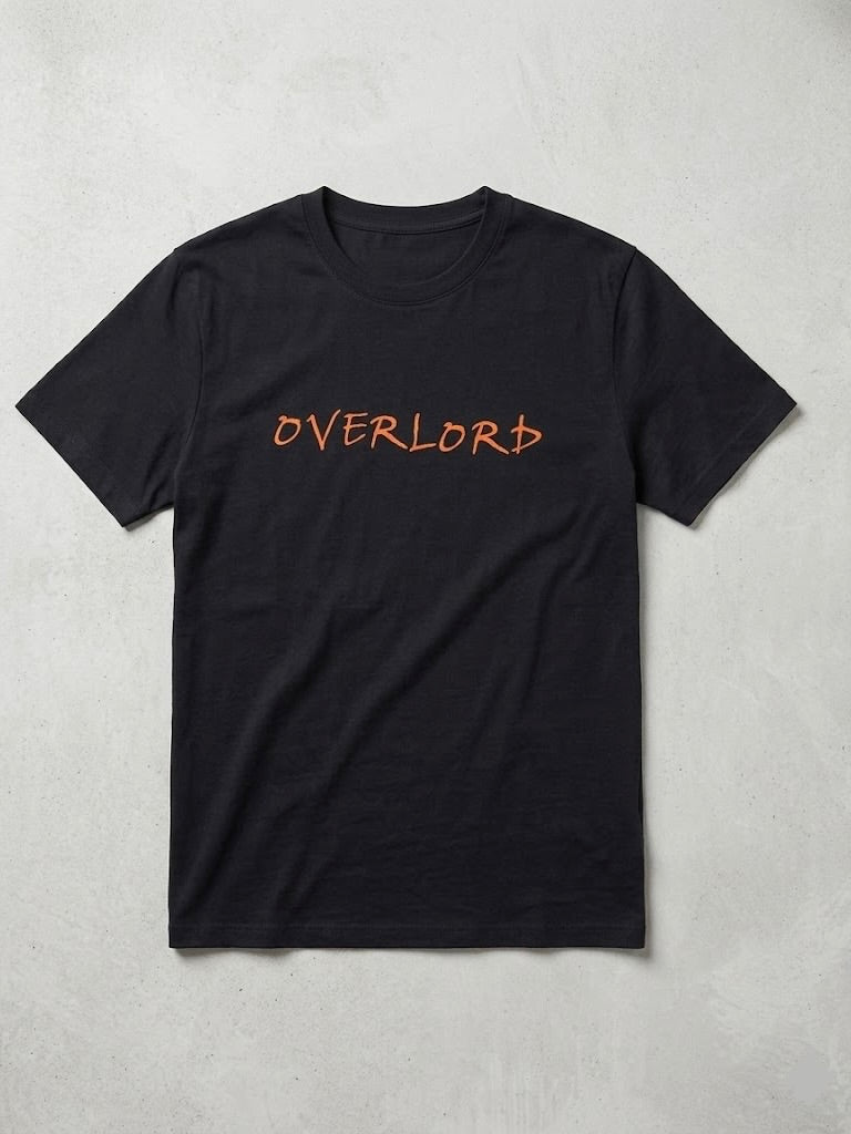 Overlord Embroidered T-Shirt | 100% Combed Cotton | 180 GSM Regular Fit