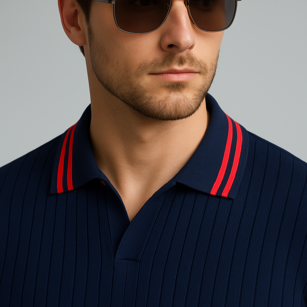 Eclipse Blue Johny Collar Polo