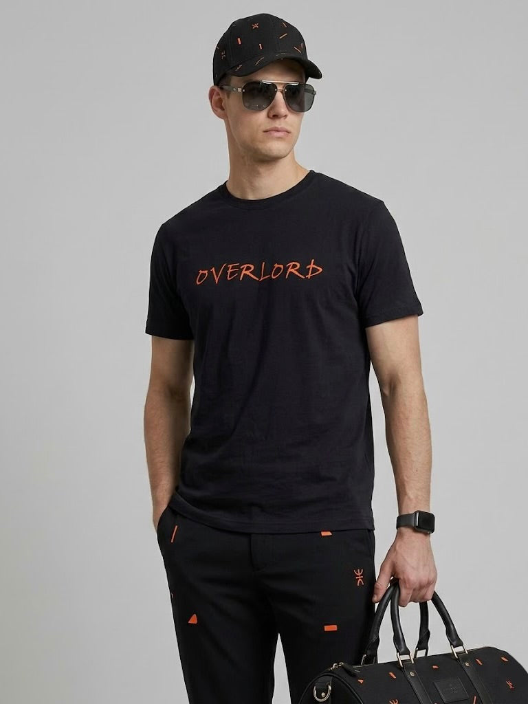 Overlord Embroidered T-Shirt | 100% Combed Cotton | 180 GSM Regular Fit