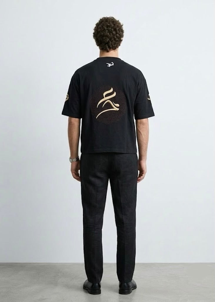 Puff Embroidery Boxy Tee