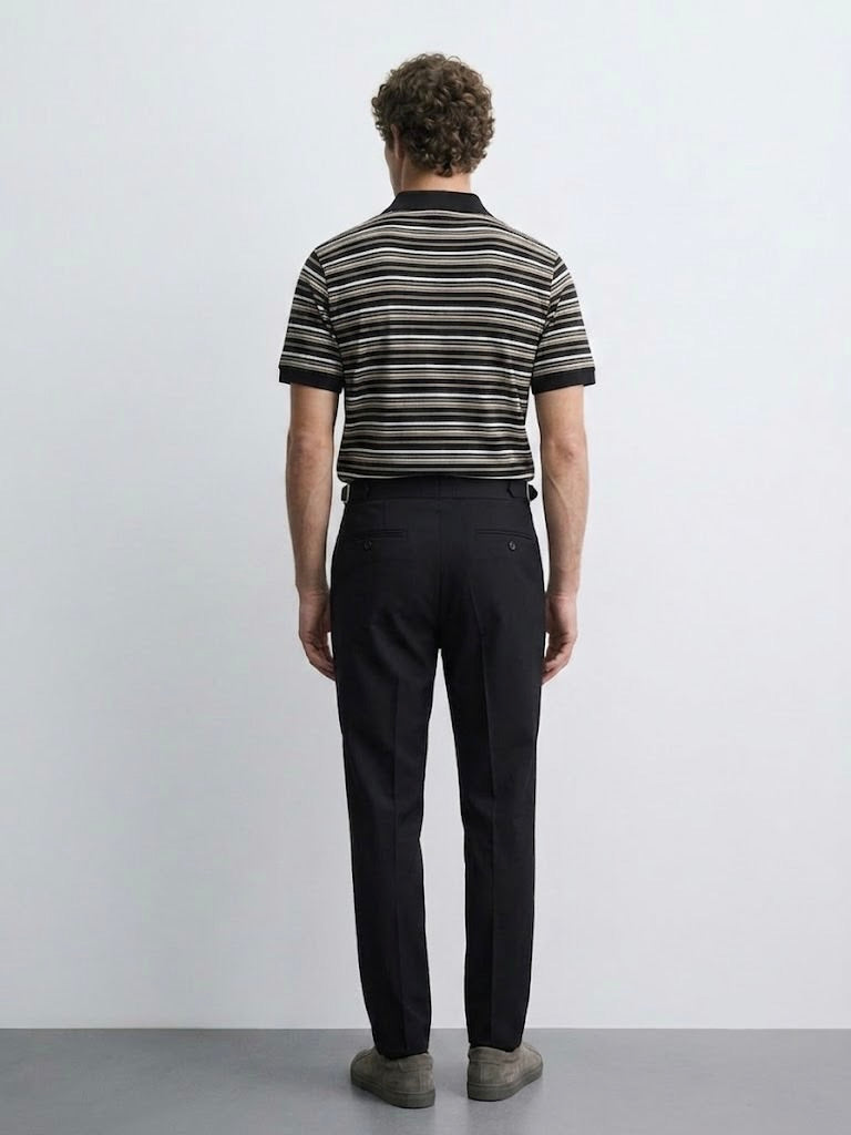 Tri Striped Polo