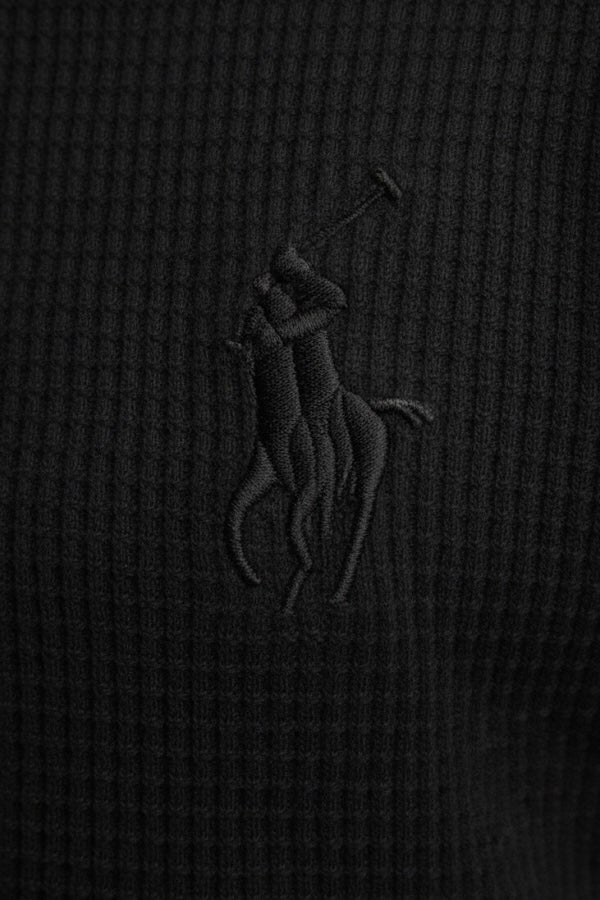 Navy Blue Ottoman Textured Sweatshirt – Wolf Embroidery | 250 GSM Premium Ottoman | ALPHA Edition (Unisex)