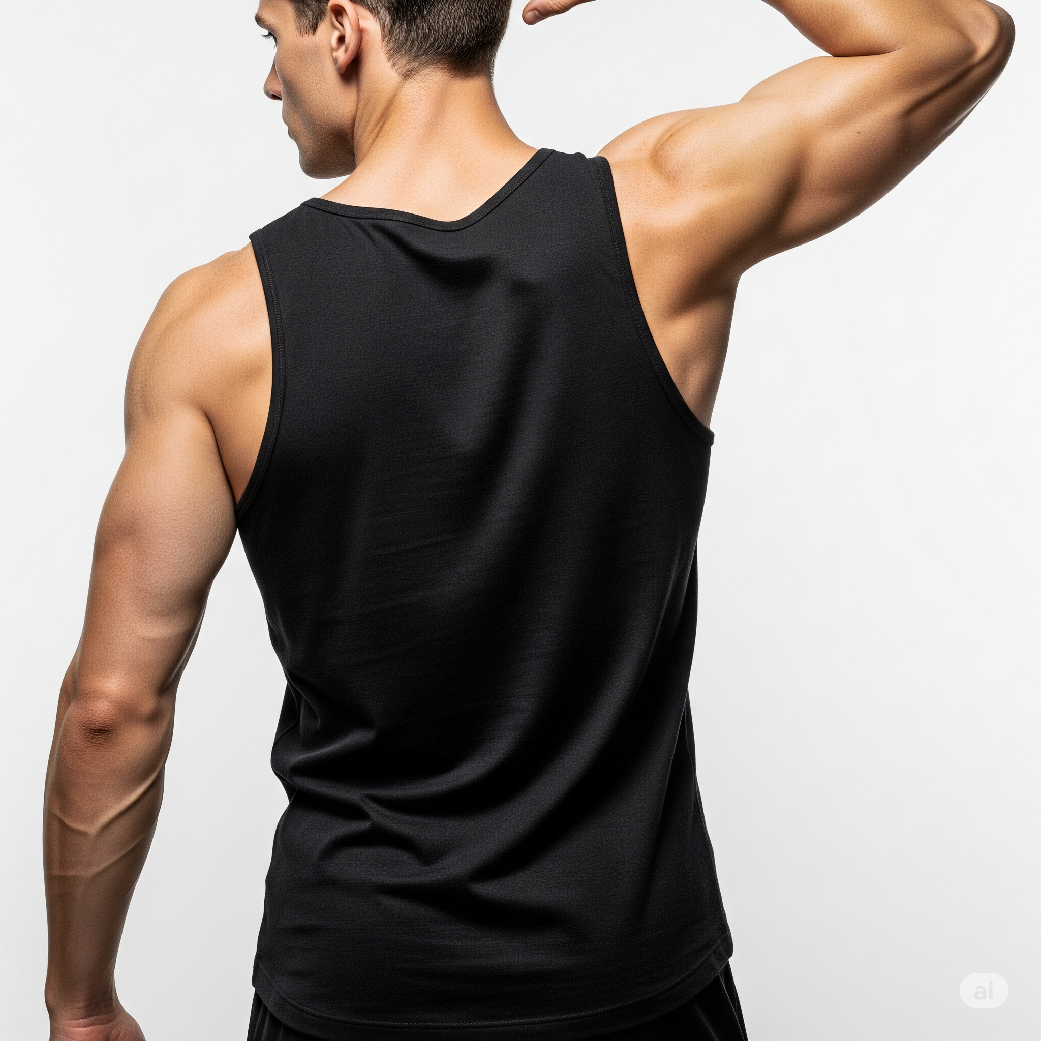 Men's Off White Tank Top