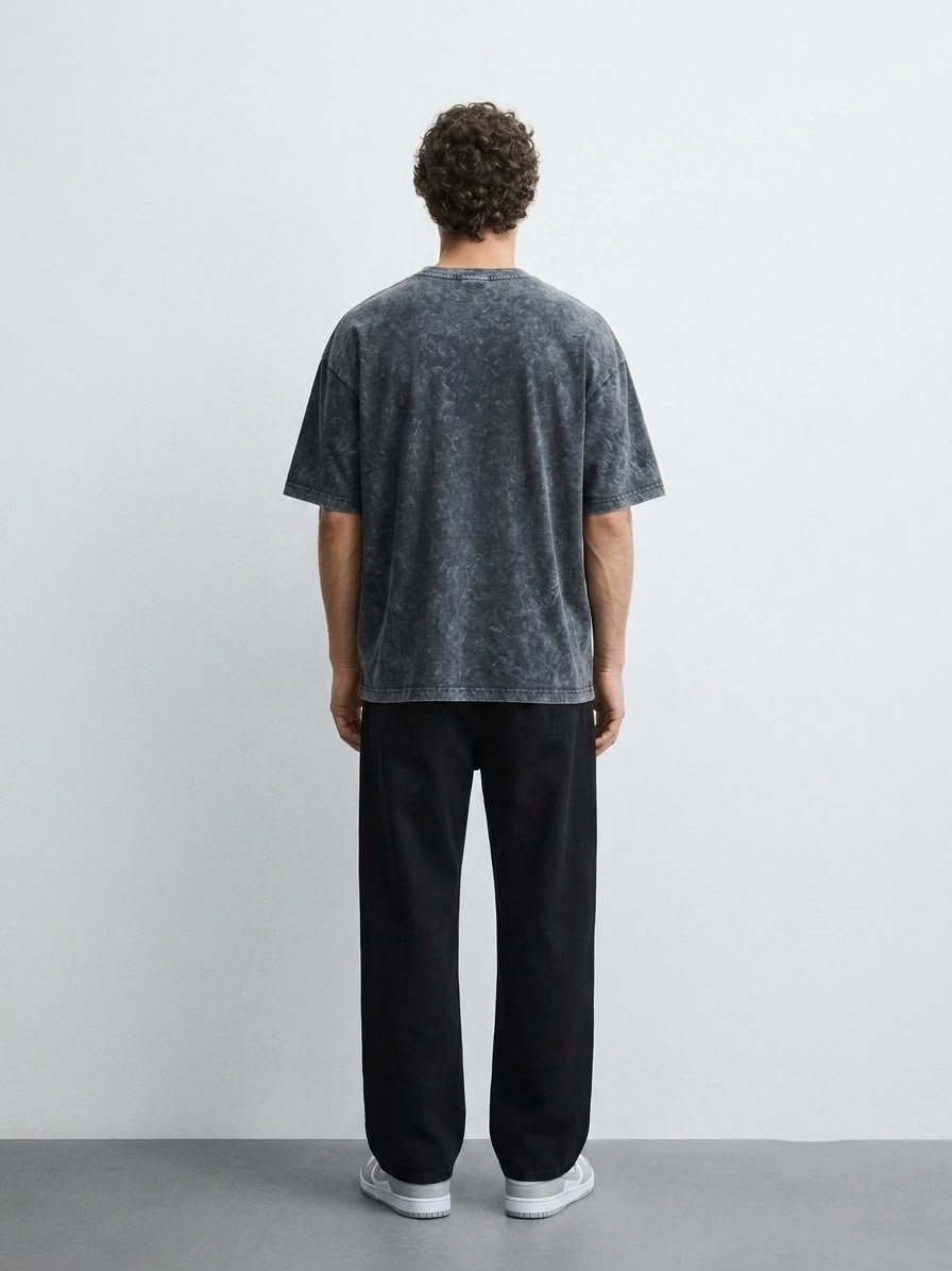 Acid Wash Oversized T-Shirt