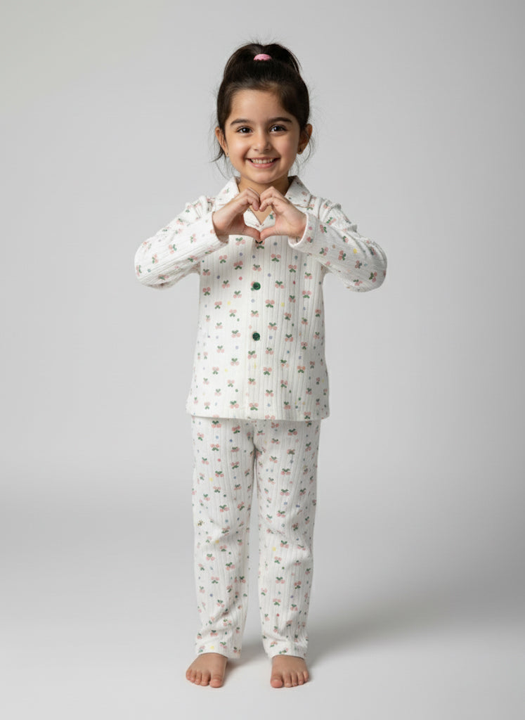 Girl Printed Night Suits