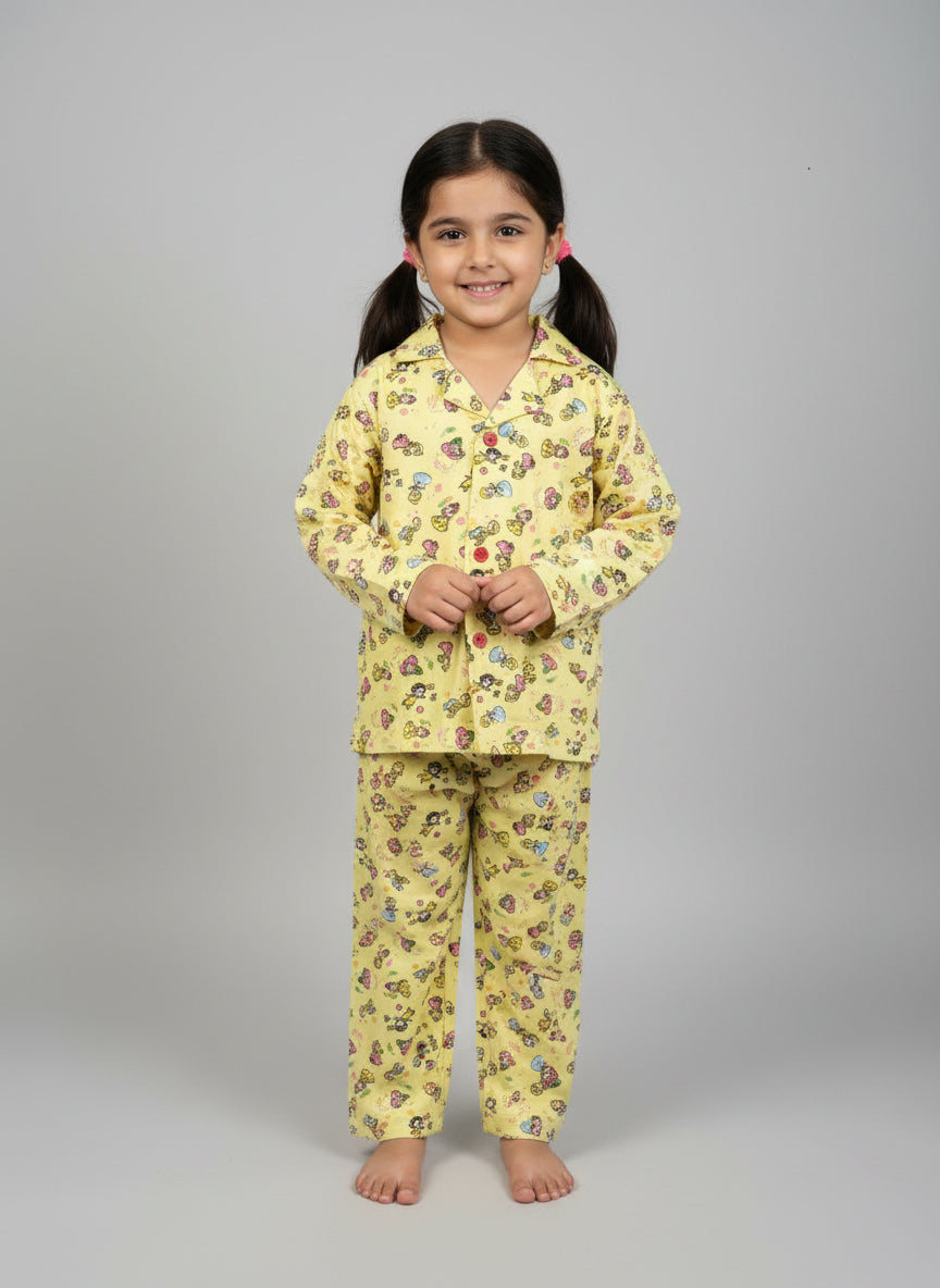 Girl Printed Night Suits