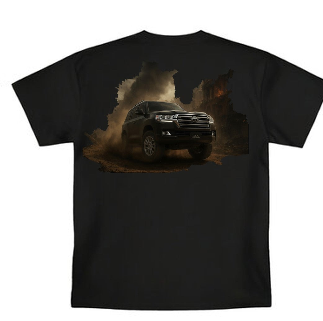 Land Cruiser Unisex Graphic T-Shirt – 100% Cotton Tubular