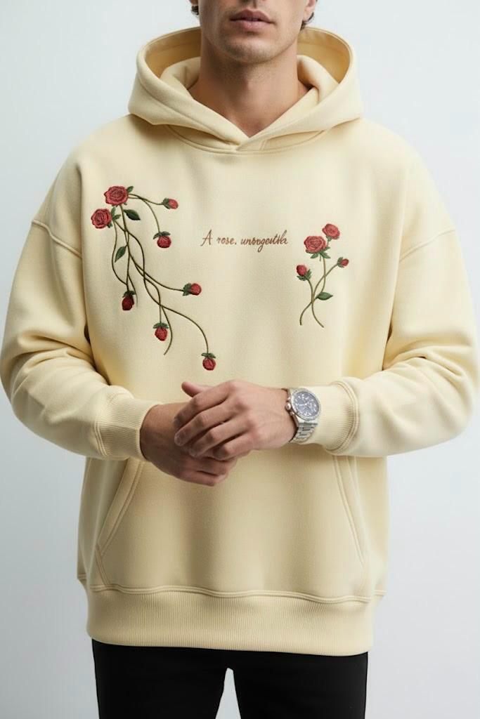 Blizzard Blue Embroidered Unisex Hoodie – Premium Streetwear Essential