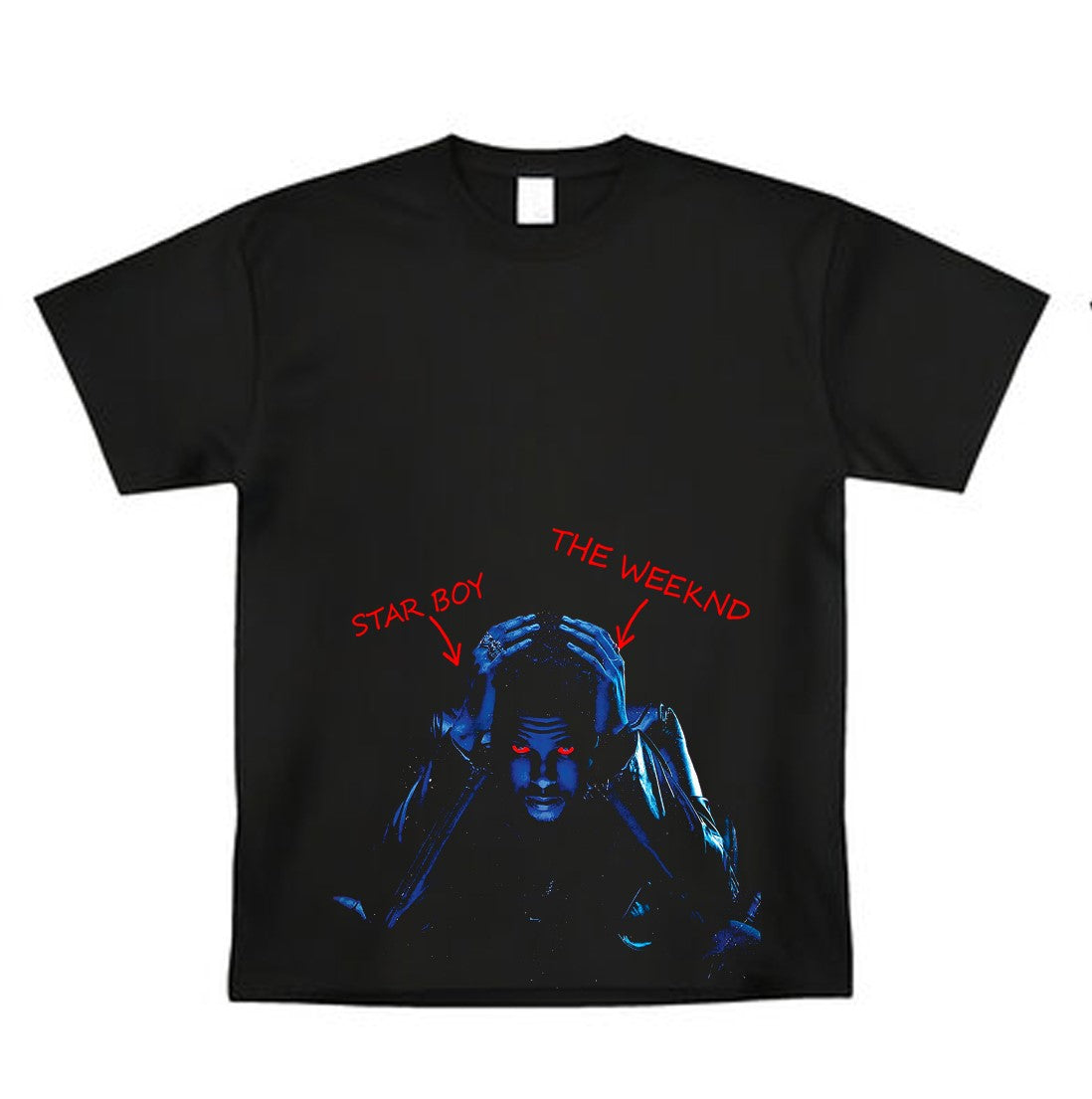 The Weeknd Unisex Graphic T-Shirt – 100% Cotton Tubular